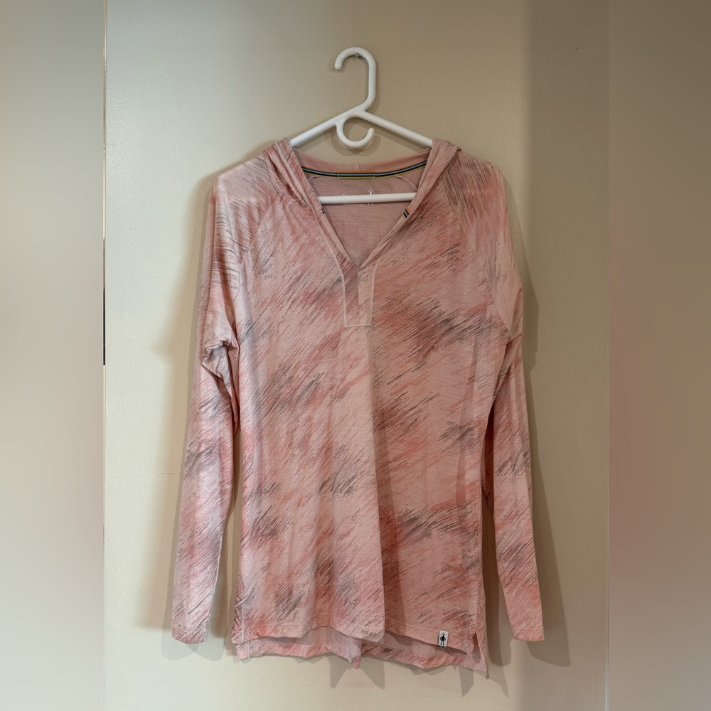 Smartwool Pink and Multicolor Striped Garment